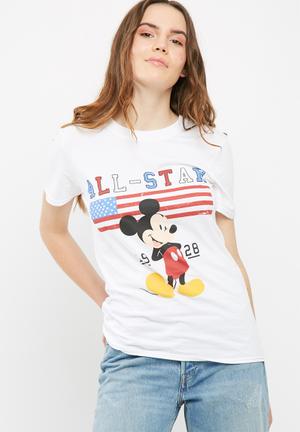 All star mickey mouse t-shirt