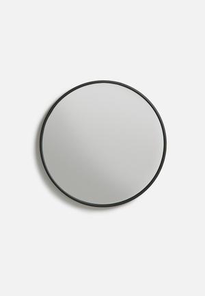 Iron round mirror - small 35cm dia