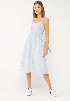 Fit and flare midi dress