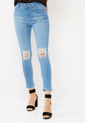 Ameli high waisted rip and repair skinny