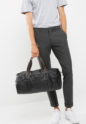Dave duffel faux leather bag
