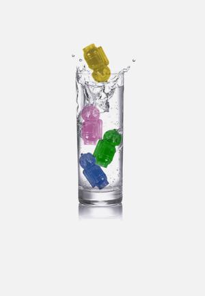 Kikkerland Reusable Square Clear Ice Cubes - Set of 30
