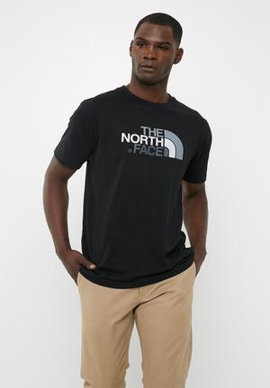 black north face t shirts