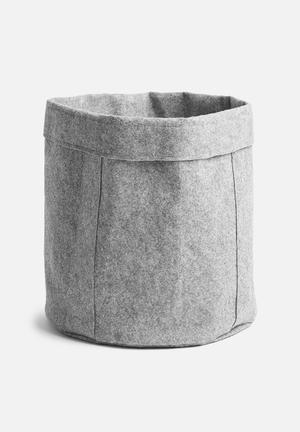 Felt laundry basket