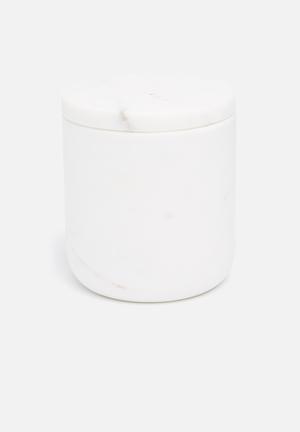 Marble canister