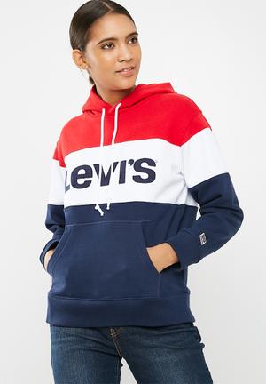 Colourblock sport hoodie