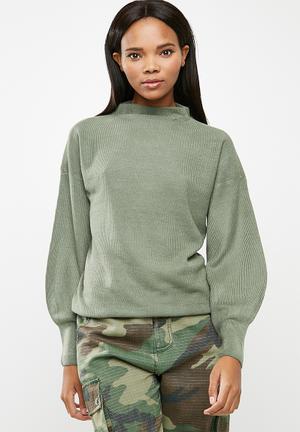 Bell sleeve sweater