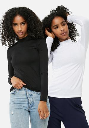 2 pack turtle neck top