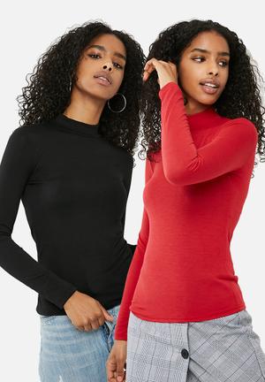 2 pack turtle neck top