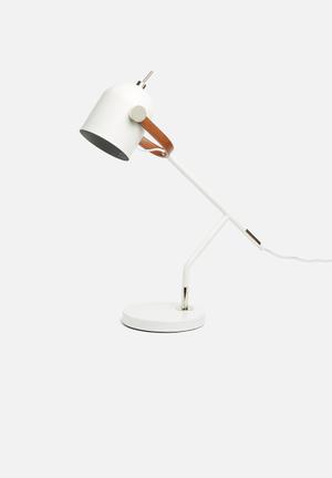 Jett desk lamp - white