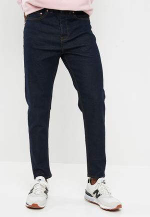 Rinse tapered jeans
