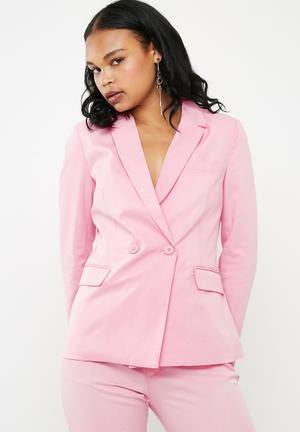 Double breasted blazer - pink