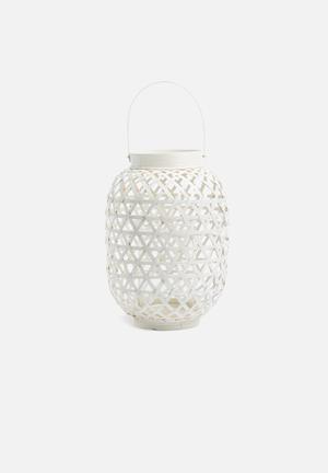 Lattice lantern - white 