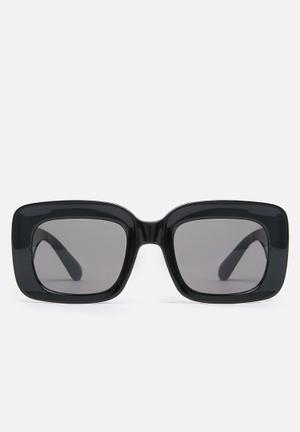 Round chunky sunglasses - black 