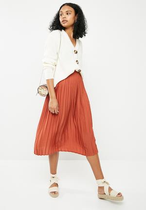 Chunky oversized cardigan - cream 