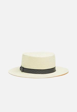 Boater hat - natural