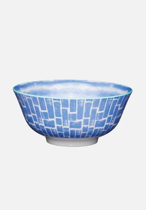 Blue watercolour snack bowl
