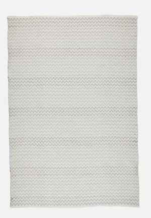Gabrielle outdoor rug - grey & ivory