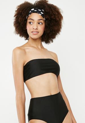 Kate bandeau top - black 