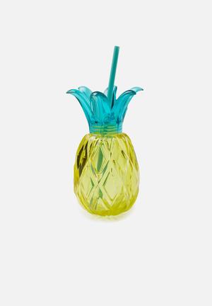 Pineapple drinker - yellow