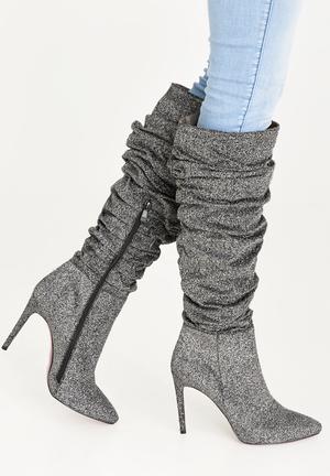 Baby Knee Length Boots Dark Grey