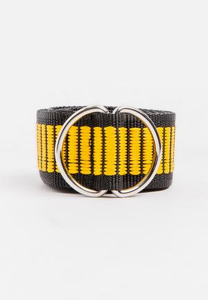 Long Webbing Belt Yellow