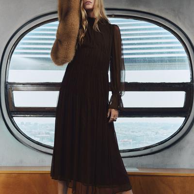is jeans semi formal dress code Evening Dress with Cape Sleeve Elegant Long Formal Dresses for Wedding –  sultanti main image 0