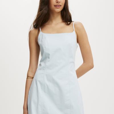 sachin and babi light blue dress Casual print sexy V-neck Elegant lace-up ruffle maxi dress