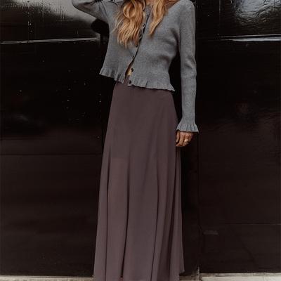 sachin and babi light blue dress Sweater Long Skirts For Winter 2019 Wool Blend Maxi Sweater Skirt Talbots main image 0