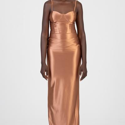 strapless open back dress Sequin Party Dress – YELLOW SUB TRADING main image 0