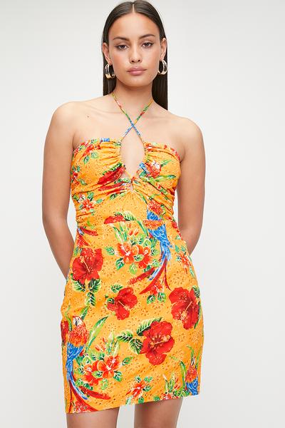 cotton midi beach dress Stripe Hand Block Print Perfectly Classy Royal Blue Size:UK 6 (US 2) The Sea Cotton Midi Teen Girls