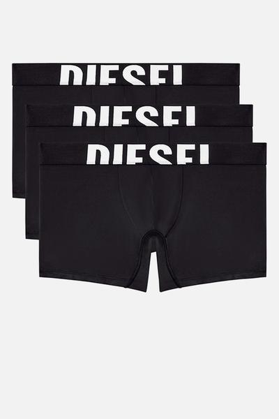 Lot De 3 Boxers Diesel UMBX-DAMIEN - Coton - Couleur Gris - Taille XL - Neuf Avec Étiquettes