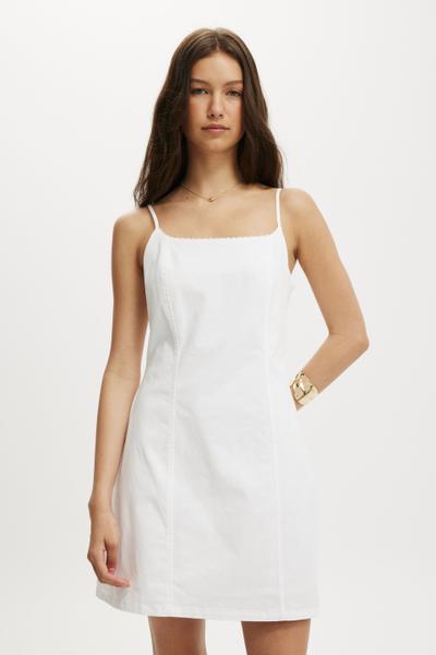 black white sequin dress Irina White Sequin Mini Dress with Black Bow S