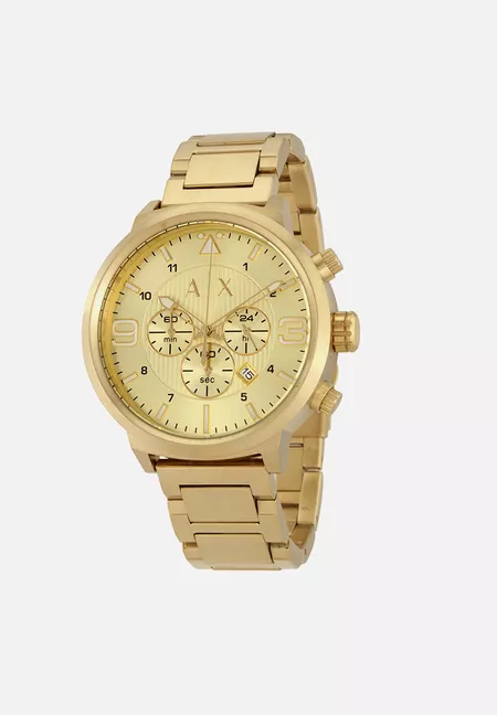 armani gold watch