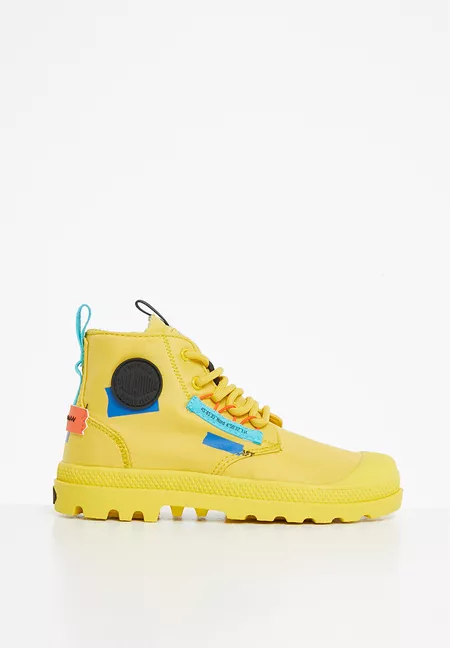 yellow palladium boots