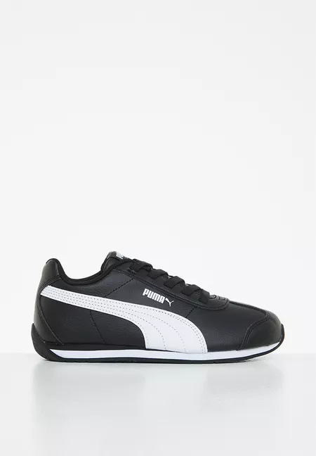 puma shoes white black