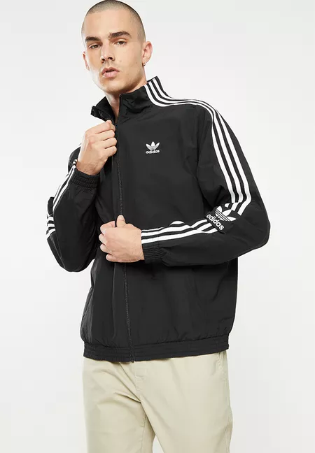 adidas originals ss track top men's grey