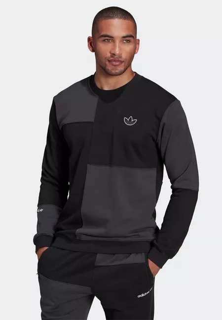 adidas originals street run crew sweatshirt