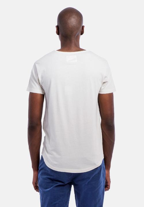S.P.C.C - Origins Print Logo Tee – Marshmallow