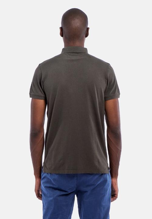 S.P.C.C - Clark S/S 3 Button Golfer – Raven