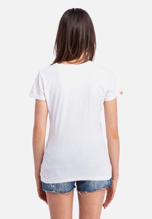 Superdry. - Vintage Logo Tri Colour Tee