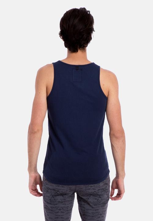Apologies Aside - Secret Sign Vest – Indigo