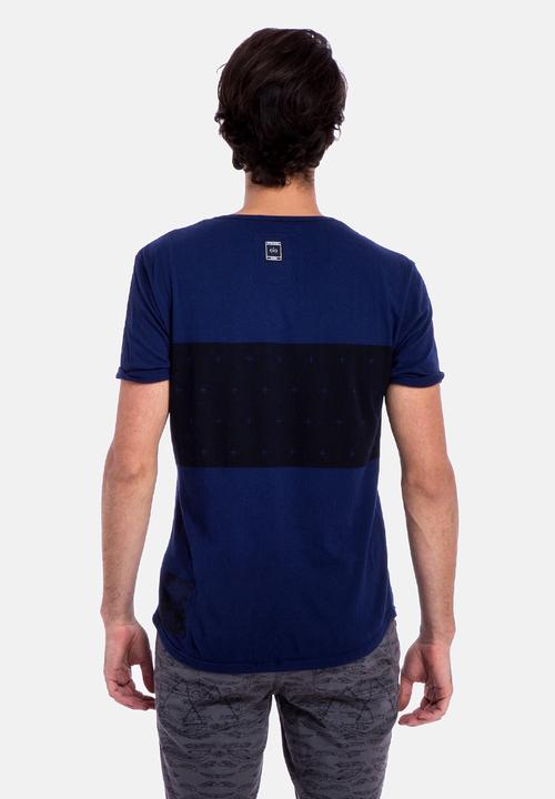Apologies Aside - Asphalt Grandpa Tee – Ink Blue