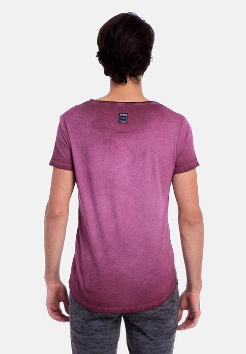 Apologies Aside - Diamond Skull Tee – Berry