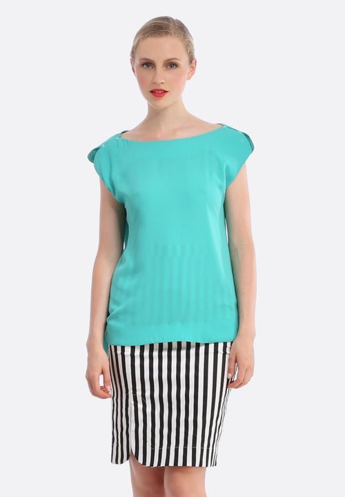 Nucleus - X Blouse – Green