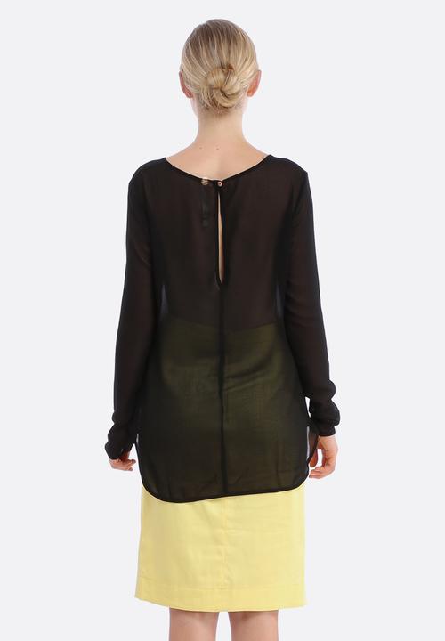 Paige Smith - Sheer Shirt – Black
