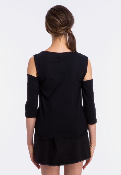 Cheap Monday - Sad Printed Top - Black