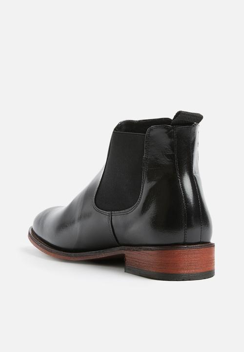 Superbalist - Josh leather chelsea boot - black