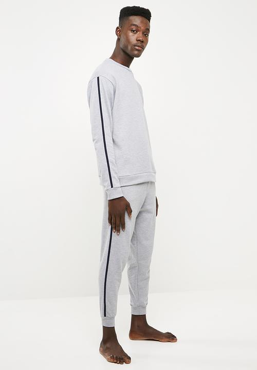 Superbalist - Piping slim sweat jogger - grey