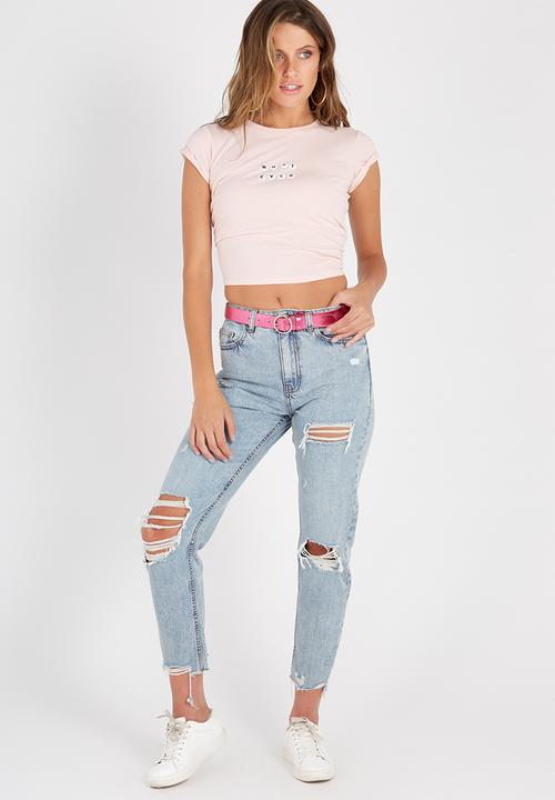 Supré  - Printed baby tee - pink